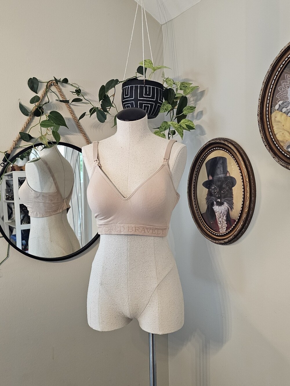 Kindred Bravely Blush/nude Seamless Nursing Bra Lg